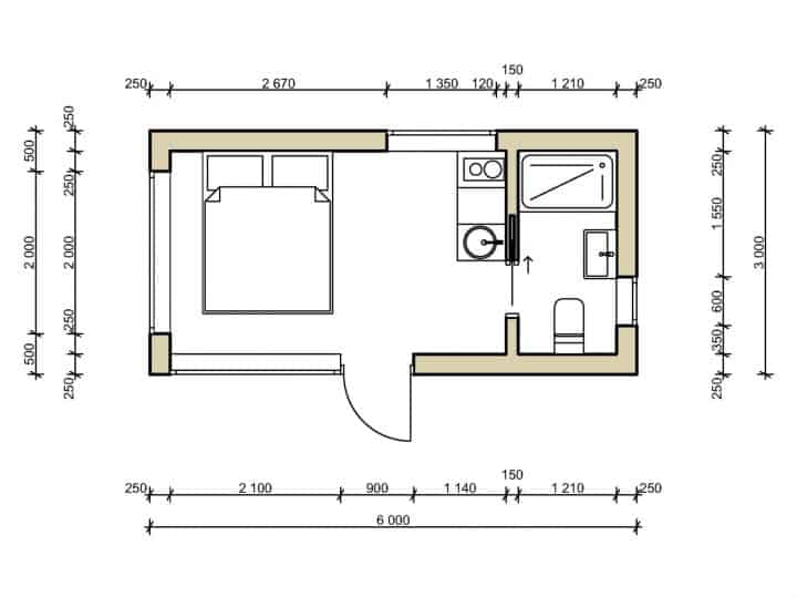 Tiny Office 1 Floor Plan